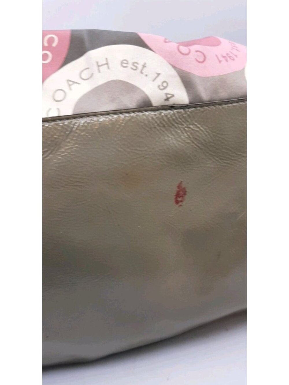 Womans Coach Purse F-15448 Satchel Handbag Pockets Label READ - Picture 7 of 13